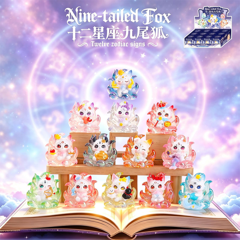 Resin Art Case - Boîte mystère transparente adorable avec figurine