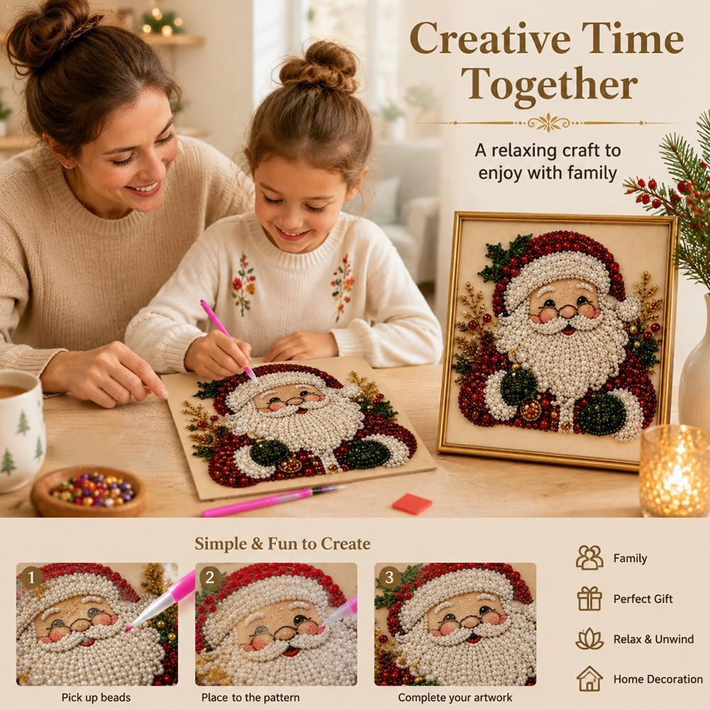 Resin Art Work - Kit de broderie de perles DIY