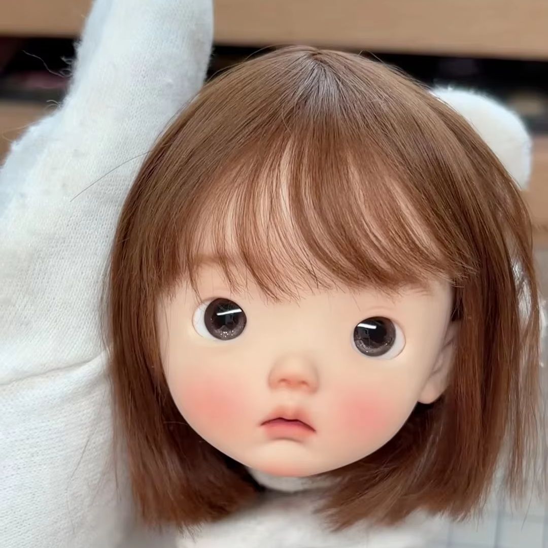 Resin Art Baby - Têtes de poupées bébés ange à