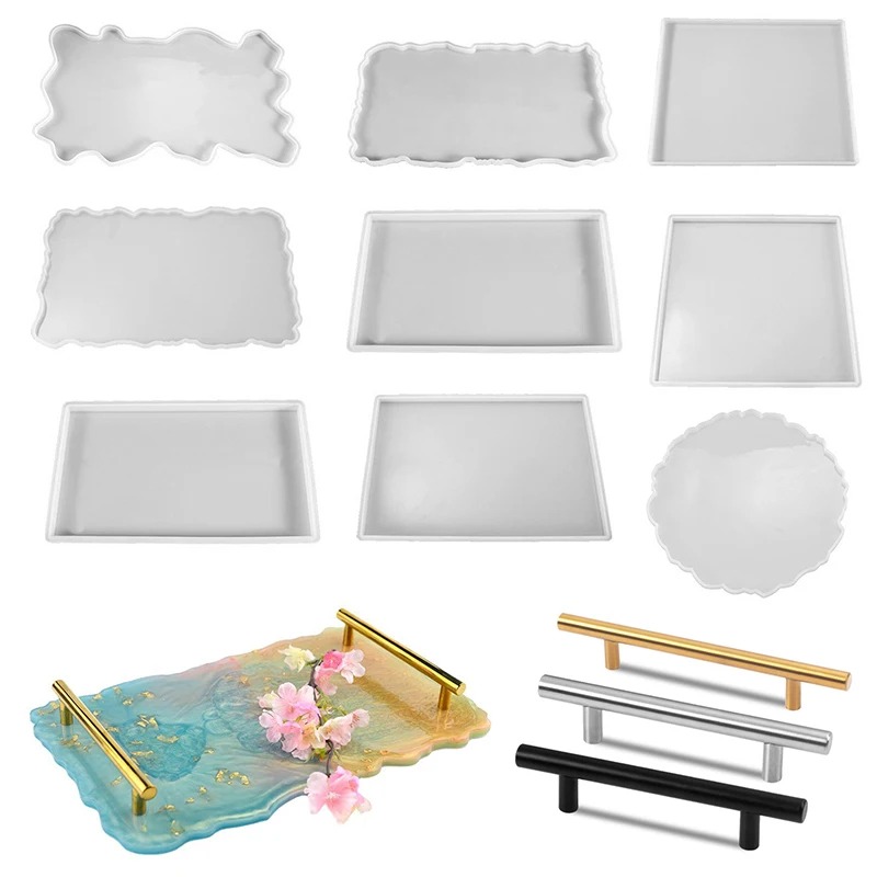 Resin Art Equipment - Plateau en résine époxy, moule en