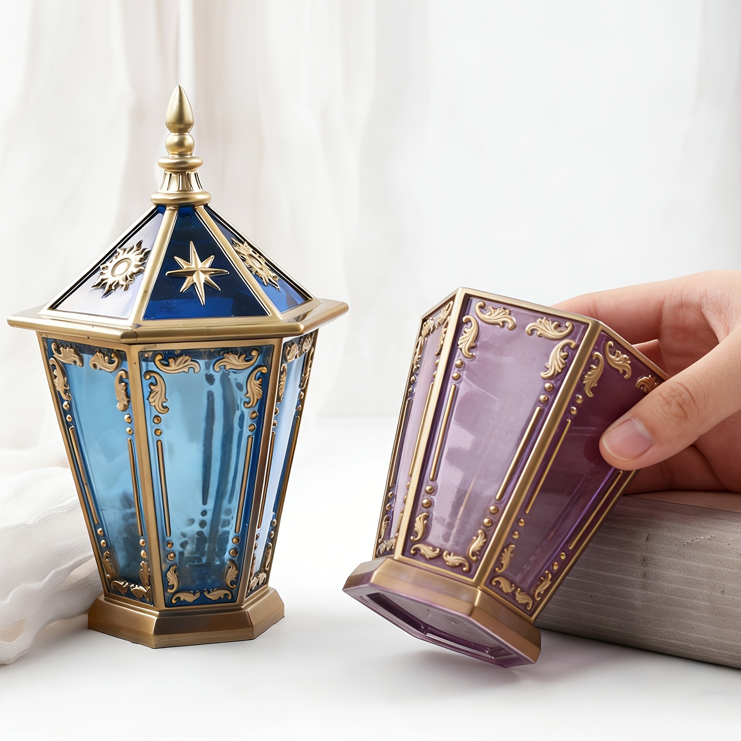 Bouteille hexagonale étoile et - Resin Art Case avis et prix