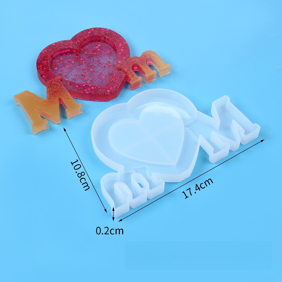 Moule en silicone pour résine  - Resin Art Alphabet avis et prix