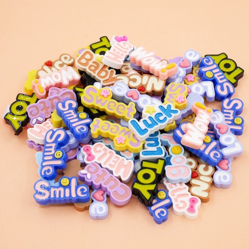 Cabochon en résine à dos plat  - Resin Art Alphabet avis et prix