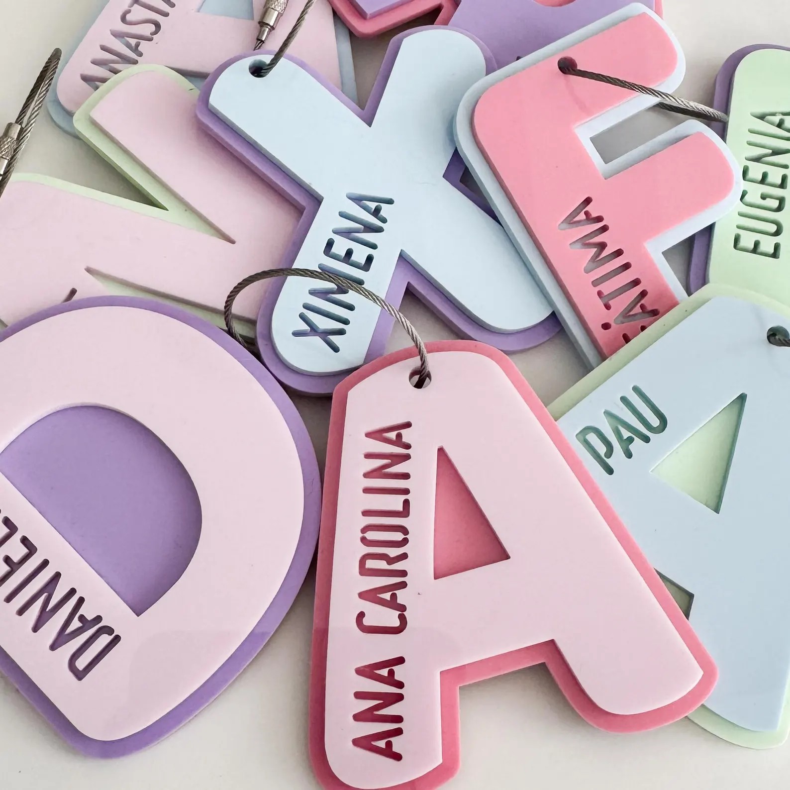 Porte-clés personnalisé avec i - Resin Art Alphabet avis et prix